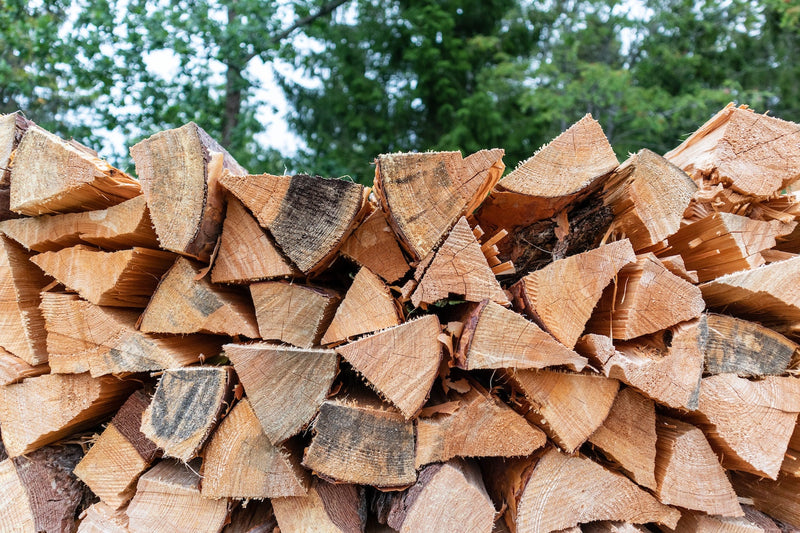 Haardhout opslaan met U-elementen