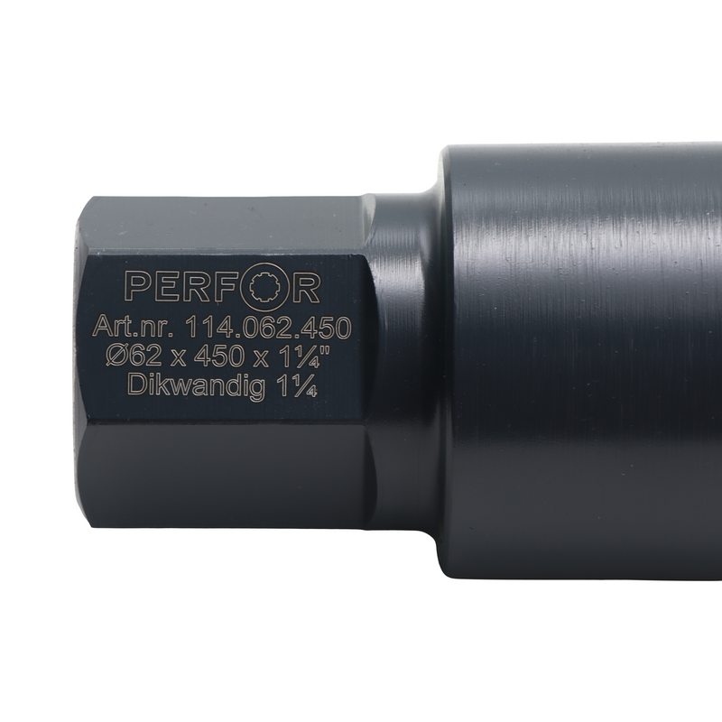 Diamantboor PERFOR dikwandig 1¼” Ø62, 450mm lang