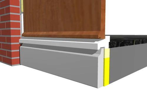 Kantplank 50 x 350 mm met sponning