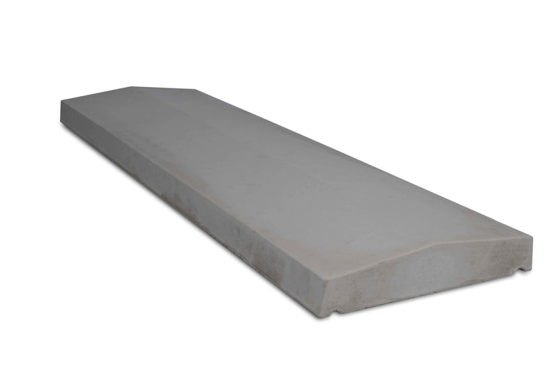 Muurafdekker 2 zijdig 180x60-71 grijs of antraciet