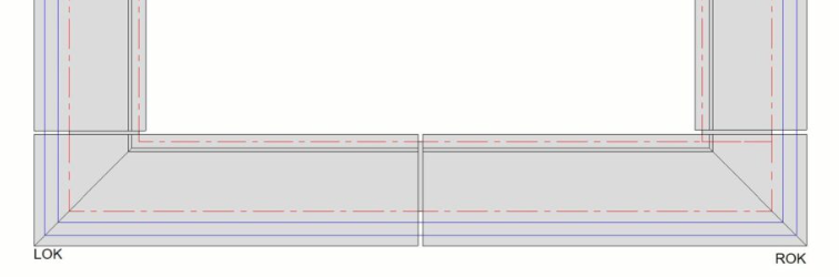 Raamdorpel R2 150x50-88 mm