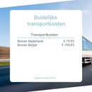 Gestaffelde transportkosten bij Sierbetononline.nl