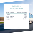 Gestaffelde transportkosten bij Sierbetononline.nl