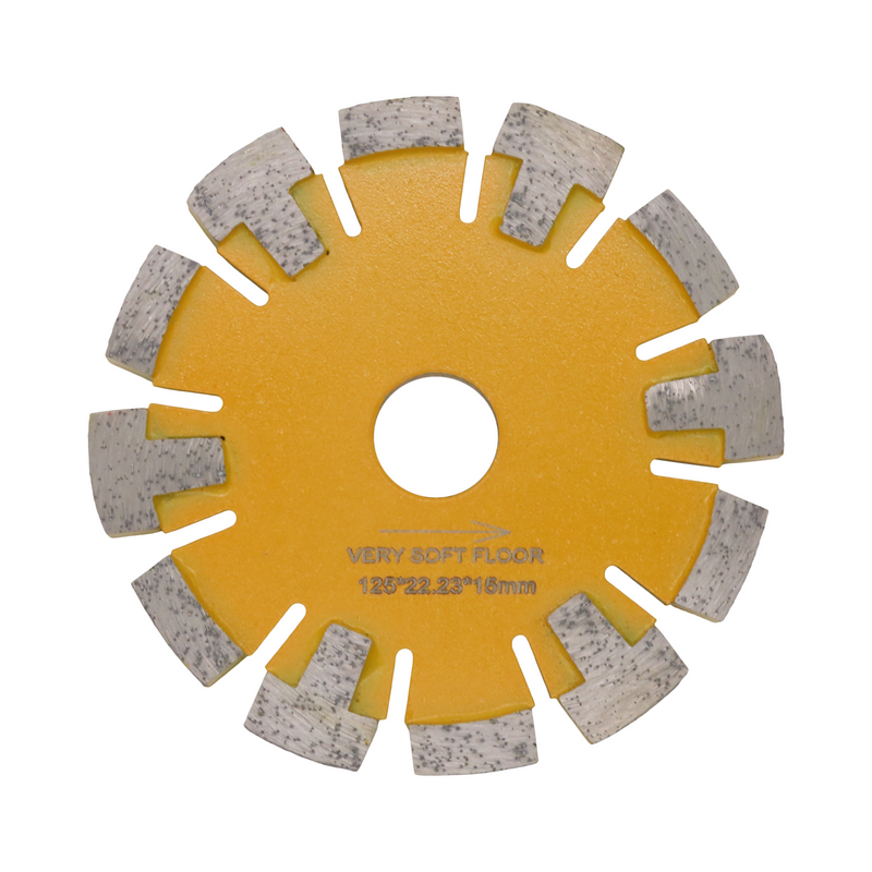 Vloerverwarmingsfrees SOFT vloer, Ø125, 15mm breed