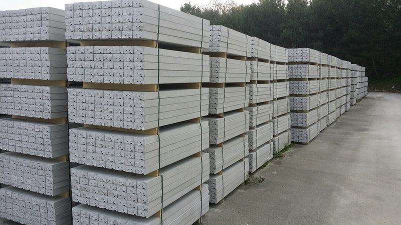 Betonlatei 1000x100x114 met waterhol 