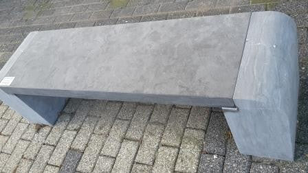 Betonnen bank 120 cm Verdana Basalt