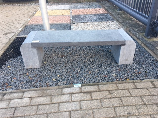 Betonnen bank 120 cm Verdana Basalt