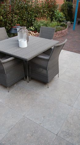Tegel Marmer Castelli Romani 400x600x30 Colonna getrommeld