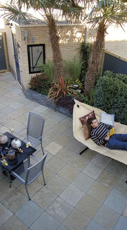 Tegel Kalksteen Roman Cloister Paving Gris 500x500x25 gevibreerd