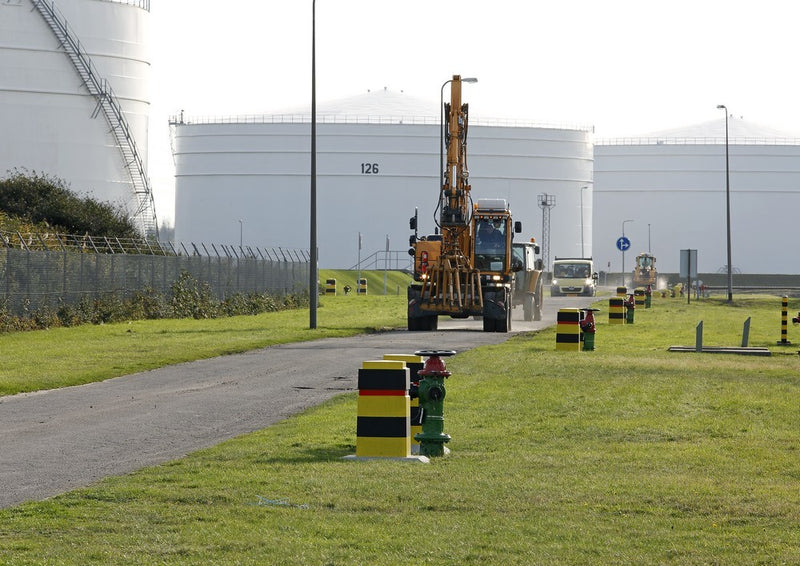 Paal Hoogeveen in gekleurd beton