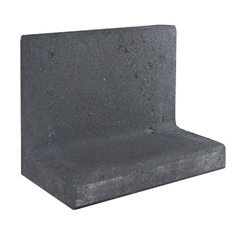 Keerwand 500x400 en voet 300 mm antraciet