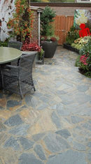 Tegel Flagstones Tropical Yellow (geel) 75 kg per m2