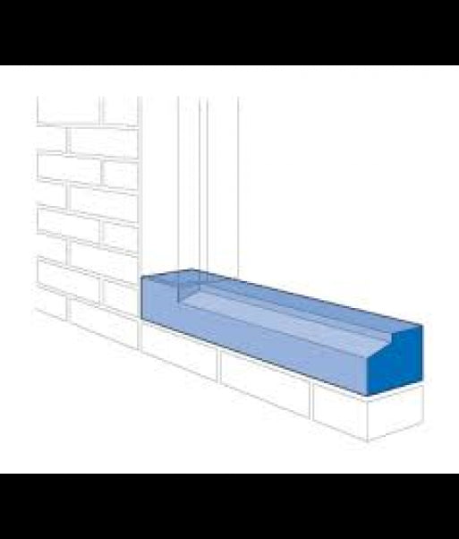 Deurdorpel China Blue 2200x114x75mm
