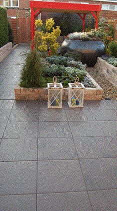 Tegel Rocktiles Daciet 500x500x50 gestraald en gecoat