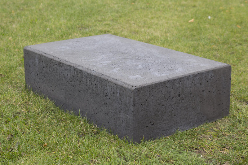 Antraciet betonband-traptrede 100x60x25 cm