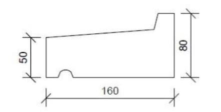 Raamdorpel R3 160x50-80