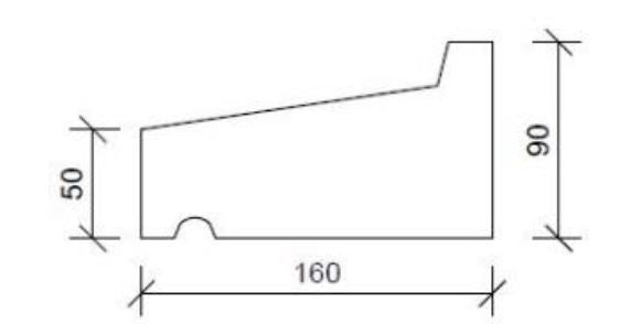 Raamdorpel R3 160x50-90