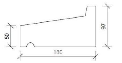 Raamdorpel R3 180x50-97