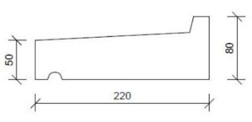 Raamdorpel R3 220x50-80