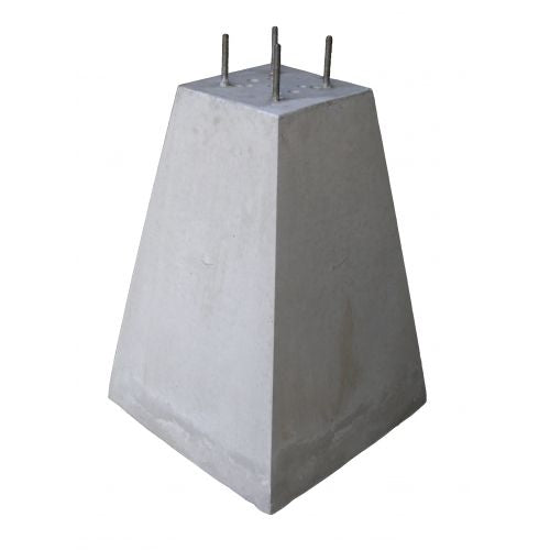 700 mm hoog met 4x draadeind M12 Betonpoer