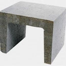 Krukje 15 cm hoog grijs