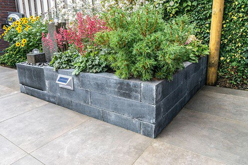 Tegula Palissaden 11x14x60cm zwart