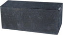 Palissade block 30x15x15cm zwart