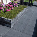 Palissade block 30x15x15cm zwart