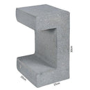 Krukje 15 cm hoog grijs