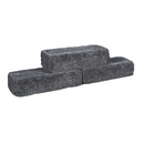 Cottage Walling zwart 400x150x100 mm stapelblok