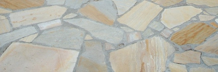 Tegel Flagstones Kwartsiet (Grijs) 75 kg per m2