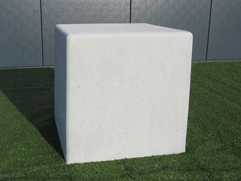 Poef 60x60x60 cm grijs
