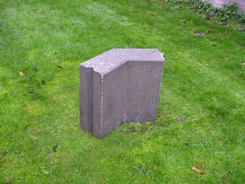 Nr 347gb Hoekband 135° grijs beton