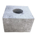 Poer 200 mm hoog met gat Ø 12 cm