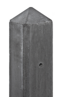 Motief systeem antra. betonpaal gecoat 10x10x280cm T-model (3 sp) glad