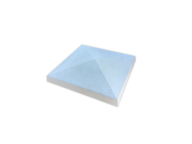 Penantafdekker 400x400x40-120 grijs