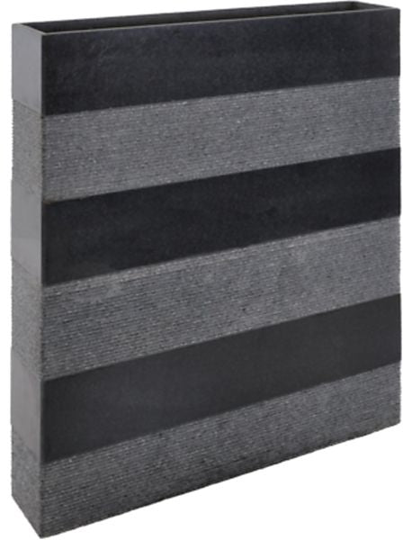Bloembak 100x20x120 Staros Wall Black