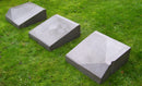 Inritblok links 11-20 x 52,5x50 cm antraciet
