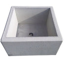 Nr 114w Bloembak 60x60x60 wit