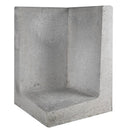Keerwand hoek 400x400x600 mm grijs