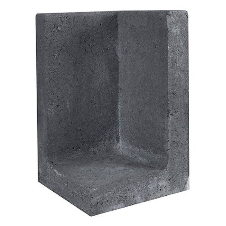 Keerwand hoek 300x300x500 mm antraciet