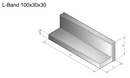 Nr 730bk L-element - L-Band antraciet 1000x300x300